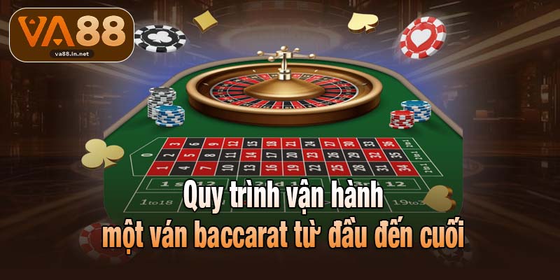 Quy trình vận hành một ván baccarat từ đầu đến cuối
